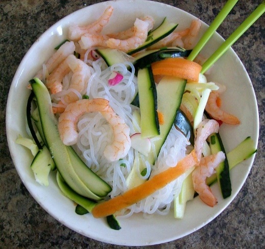 Ponzu, Mi, Shirataki, Ubi, Jepang, Zucchini, Udang