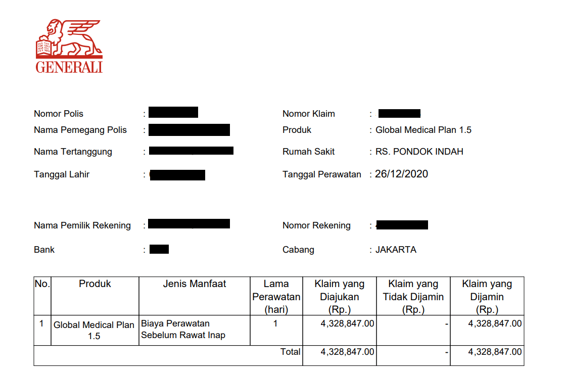 bukti klaim pengalaman klaim covid-19 kwitansi hilang apakah masih bisa klaim?