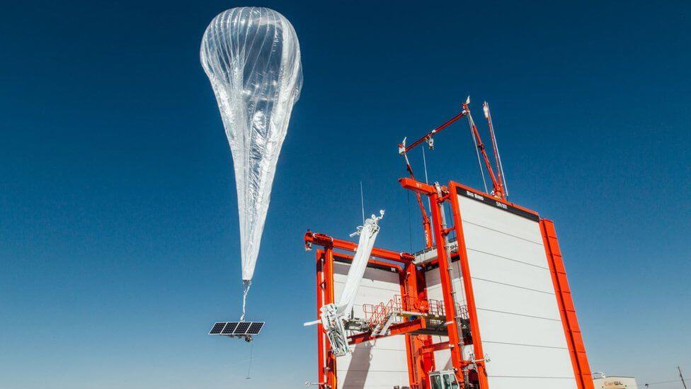 Balon internet Loon, sumber: bbc.com